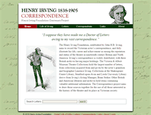 Tablet Screenshot of henryirving.co.uk